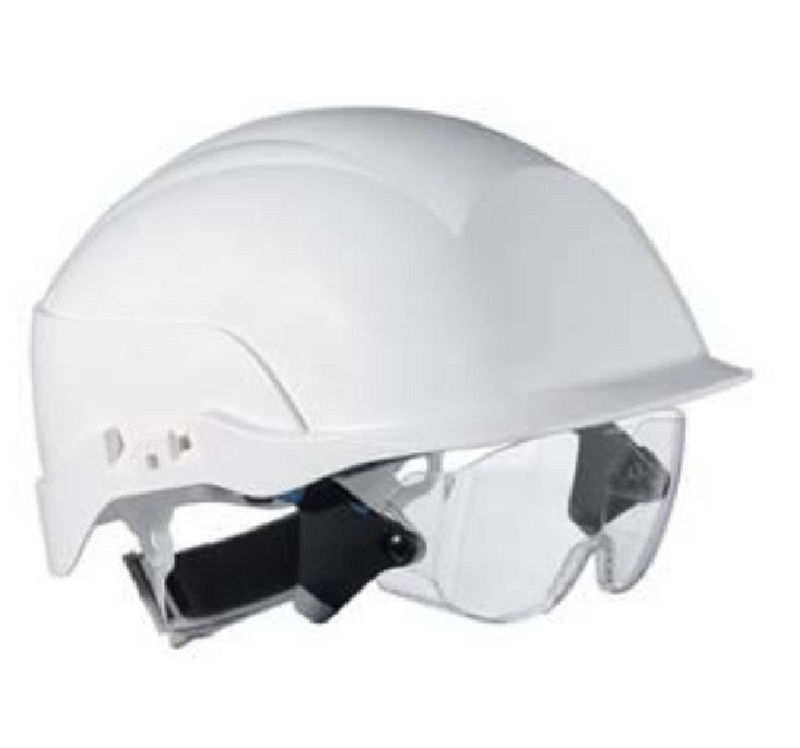 CASQUE CHANTIER AVEC SURLUNETTES BH01
