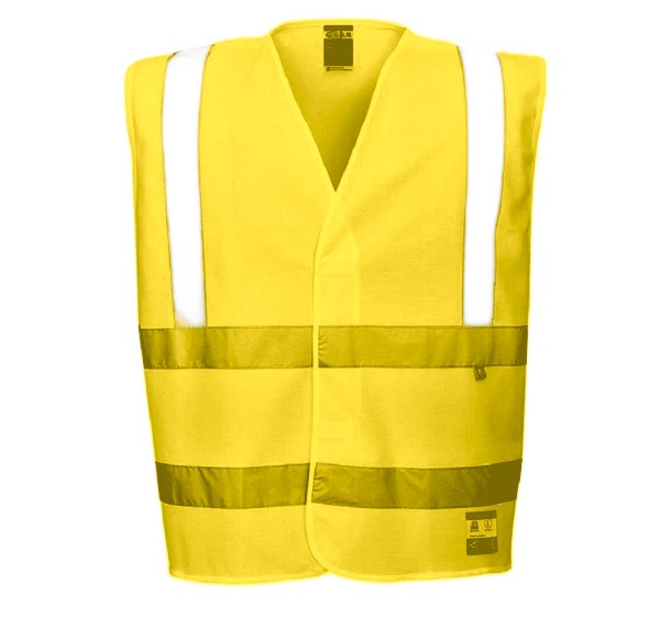 GILET HV FR JAUNE T S/M à 4XL/5XL 2