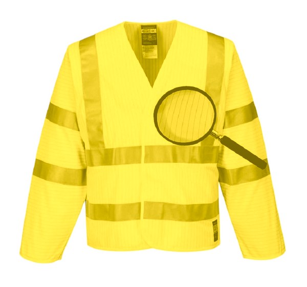 GILET HV ML FR JAUNE S/M à 2XL/3XL 3