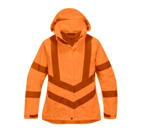 PARKA FEMME HV JAUNE T XS à 3XL 2