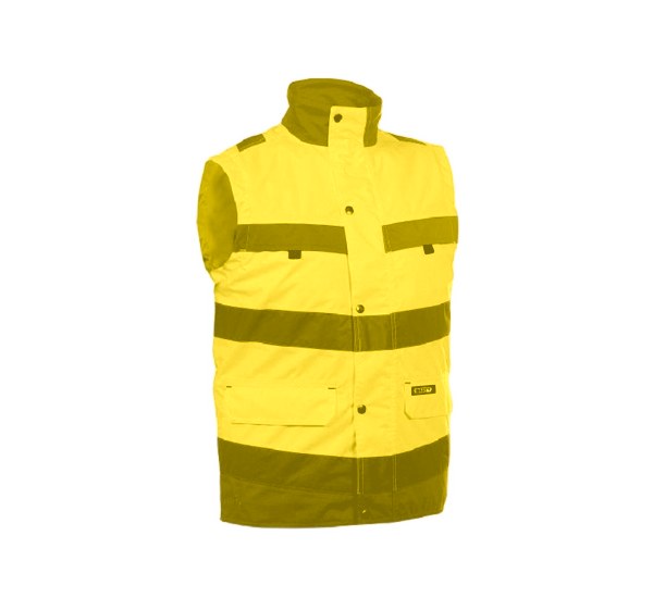 GILET HV BILBAO JAUNE/GRIS T XS à 3XL 2