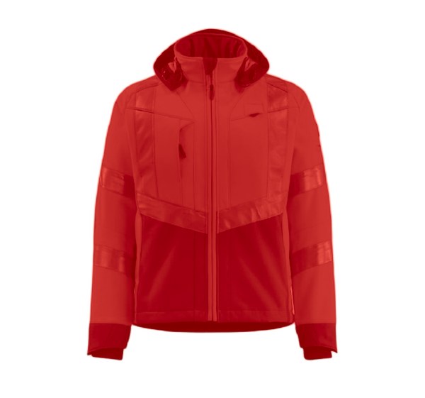 VESTE SOFTSHELL ROUGE T S à 2XL 7