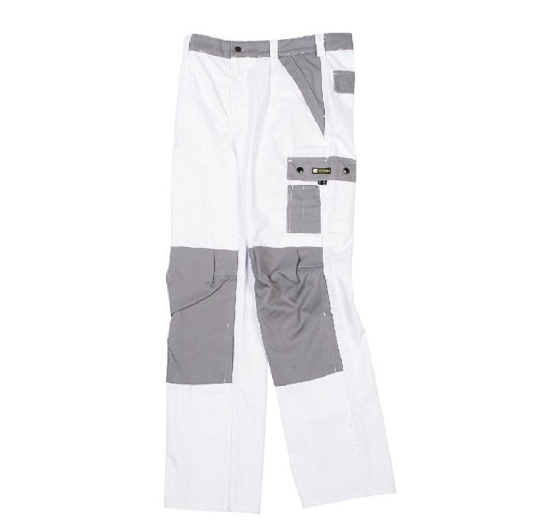 PANTALON PC RODEO BLANC/GRIS 38 à 64