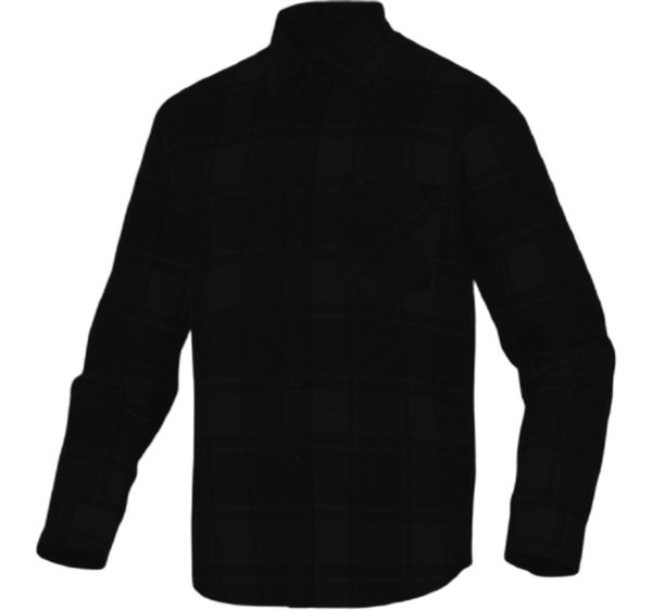 CHEMISE FLANELLE GRIS/NOIR 3