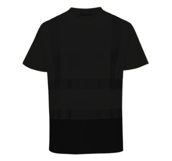 T-SHIRT HV JAUNE/MARINE T 4