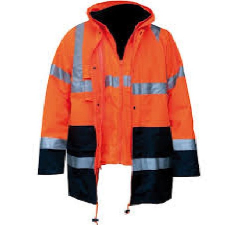 PARKA HV 4 EN 1 ORANGE S à 4XL