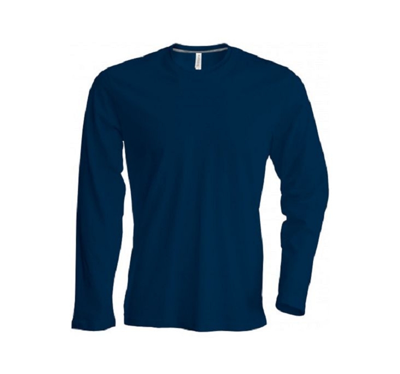 T SHIRT MANCHES LONGUES MARINE S à 4XL