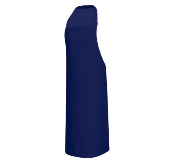 TABLIER A BAVETTE  COTON BLANC 2