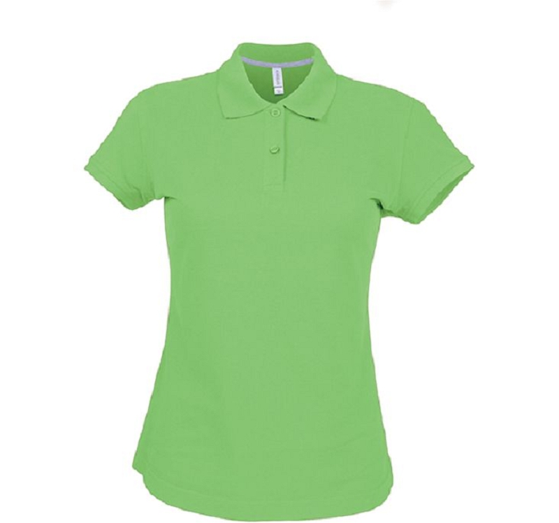 POLO MC FEMME K242 LIME T S à 3XL