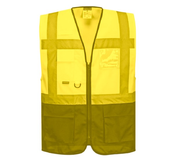GILET HV JAUNE/MARINE C476 6