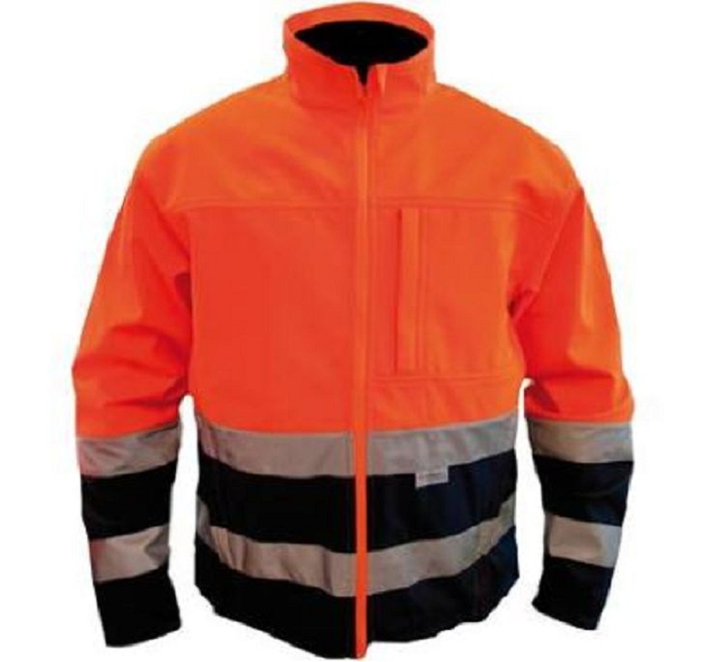 SOFTSHELL HV ORANGE/MARINE TS à 3XL
