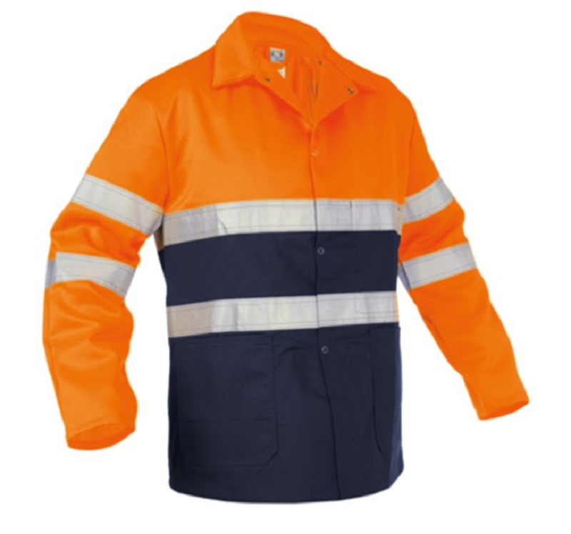 VESTE HV LINS ORANGE/MARINE T XS à 3XL