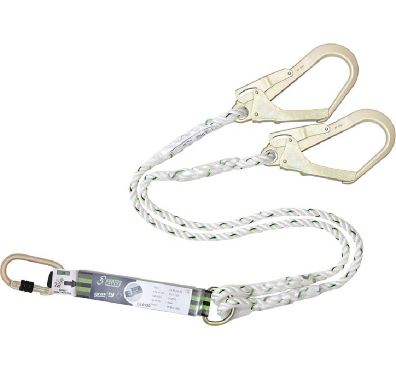 LONGE EN Y 1M50 + ABS CHOC ET MOUSQ