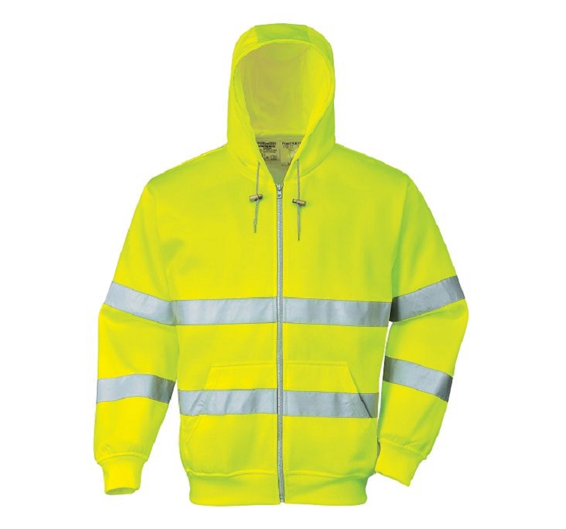 SWEAT HV JAUNE T S à 3XL