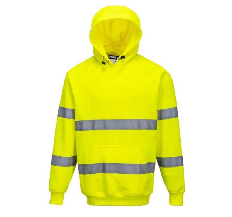SWEAT HV CAPUCHE JAUNE T S à 4XL