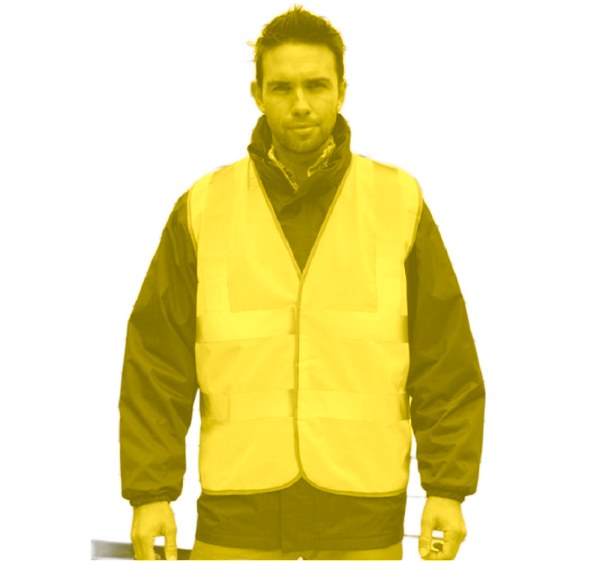 GILET HV JAUNE T S/M à 2XL/3XL 3