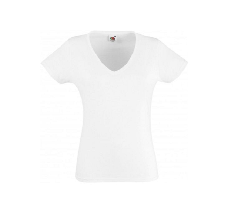 T SHIRT DAME COL V XS à XL