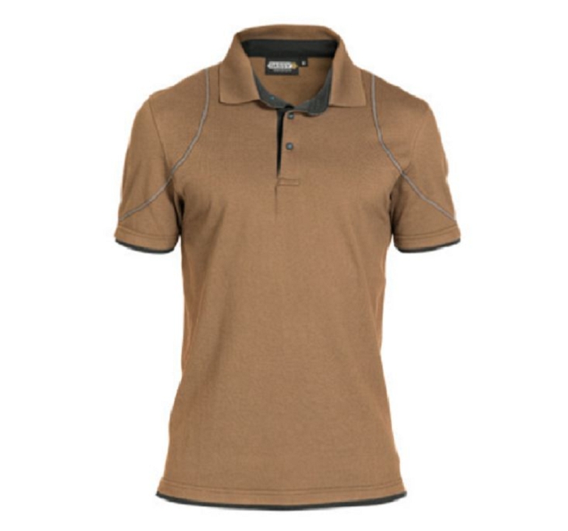 POLO ORBITAL MARRON/GRIS XS à 4XL
