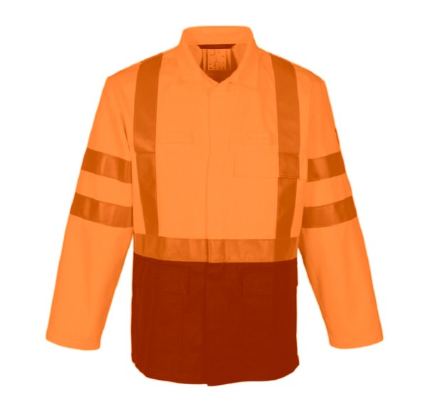 VESTE HV JAUNE/MARINE 30008 46 à 64 3