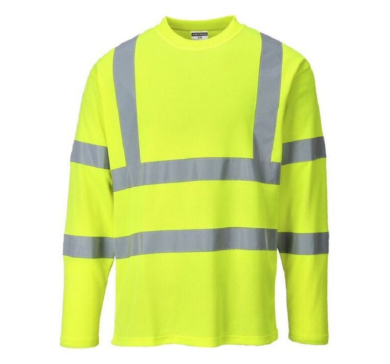 T SHIRT ML HV JAUNE S278 T S à 3XL