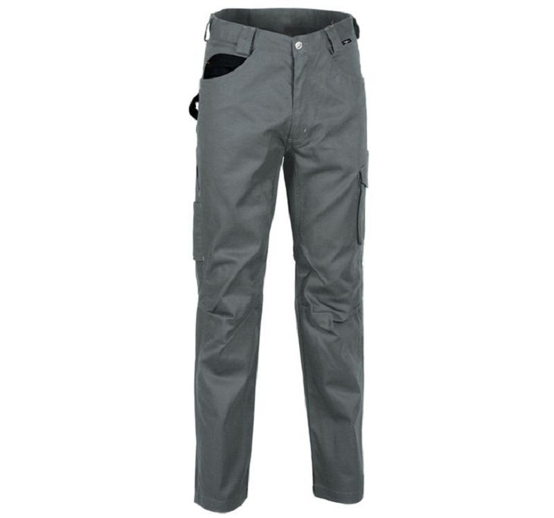 PANTALON DRILL CP GRIS/NOIR 38 à 58
