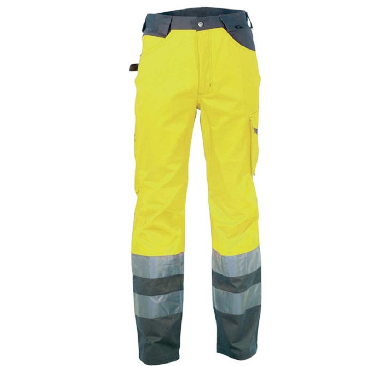 PANTALON HV RAY JAUNE/GRIS 38 à 58
