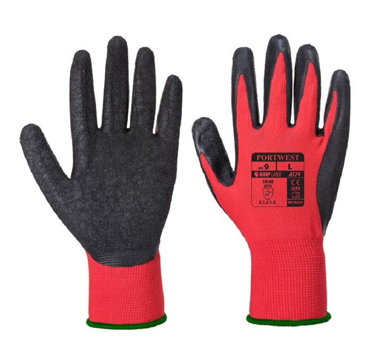GANTS LATEX FLEX GRIP T7 à 11
