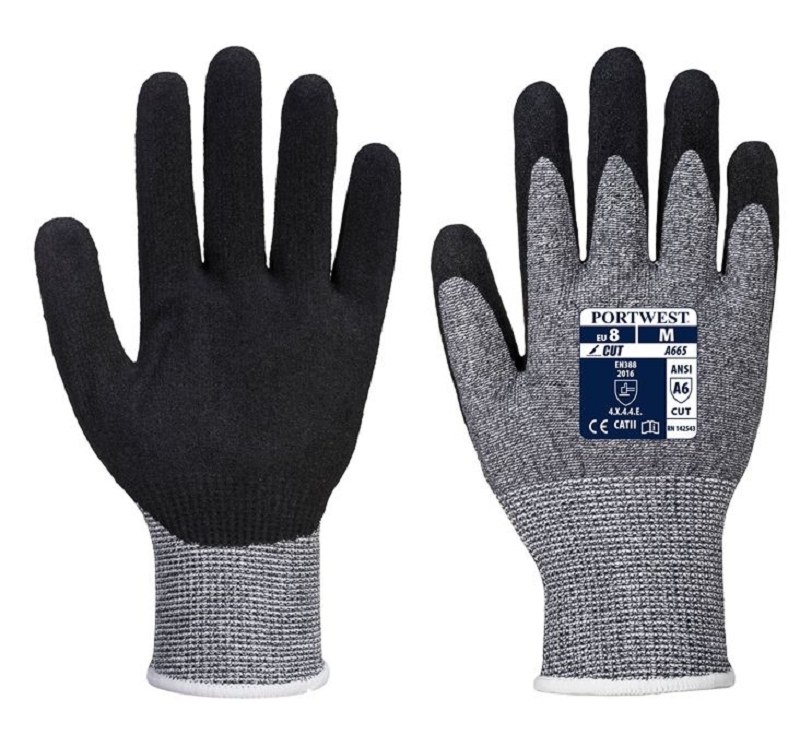 GANTS ANTI-COUPURE E MOUSSE NITRILE T7 à 11