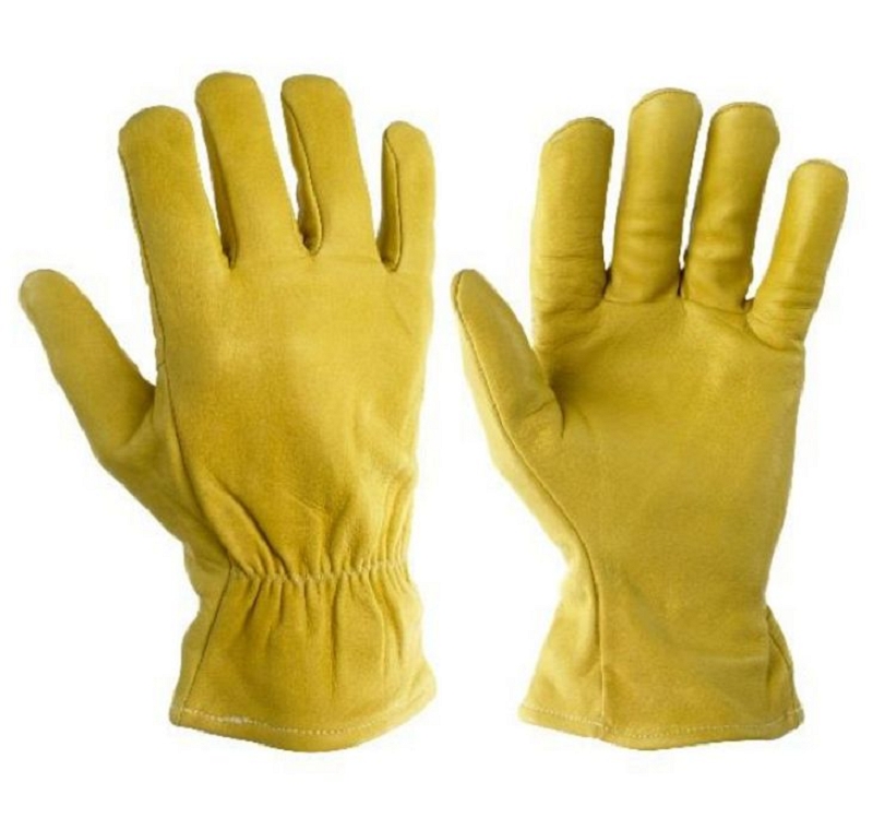 GANTS CUIR CHAUFFEUR FOURRES T 7 à 12