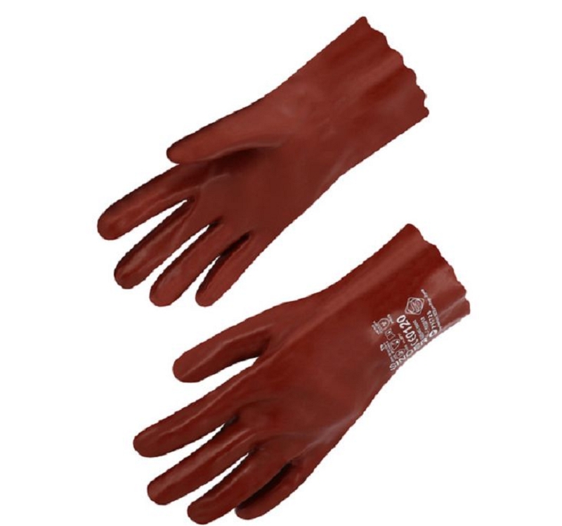 GANTS PVC ROUGE
